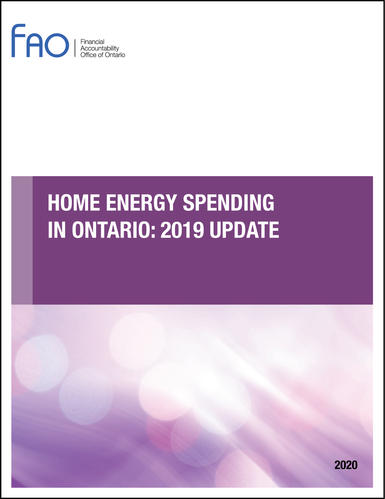 Home Energy Spending in Ontario: 2019 Update